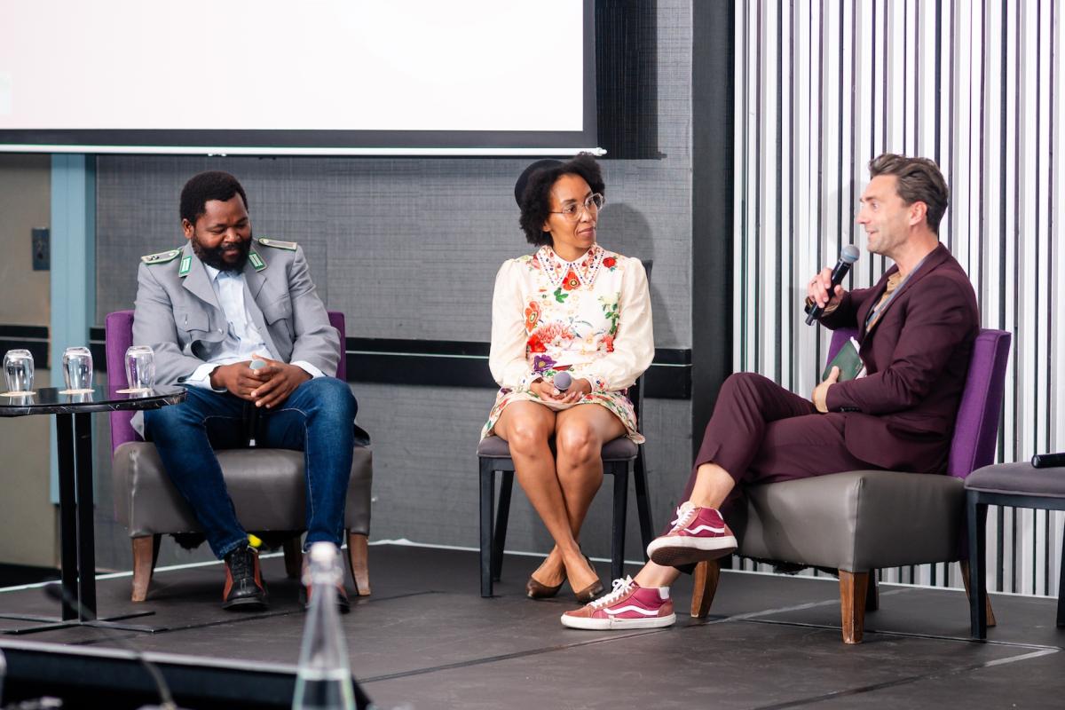 1020 Cartel’s Sjava and Nothando Migogo with CIAM President Arriën Molema